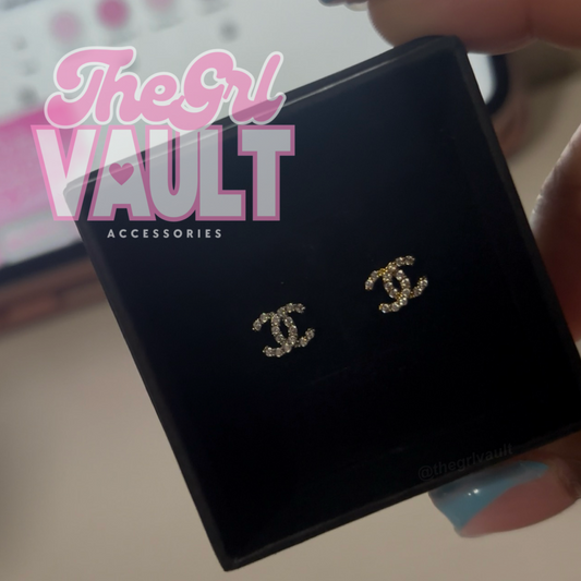 double c nose stud